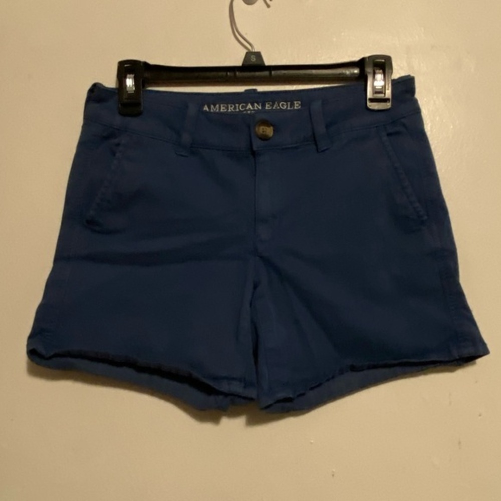 American Eagle Shorts Women’s Size 4 Midi Aeo Twill Pockets‎